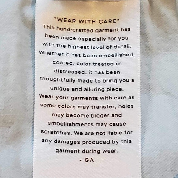 Good American Good Legs Crop Women's Size 6 Medium Wash Skinny Distressed New - Picture 11 of 14